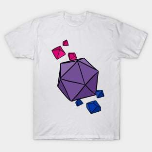 Bi Pride Colors Dice T-Shirt